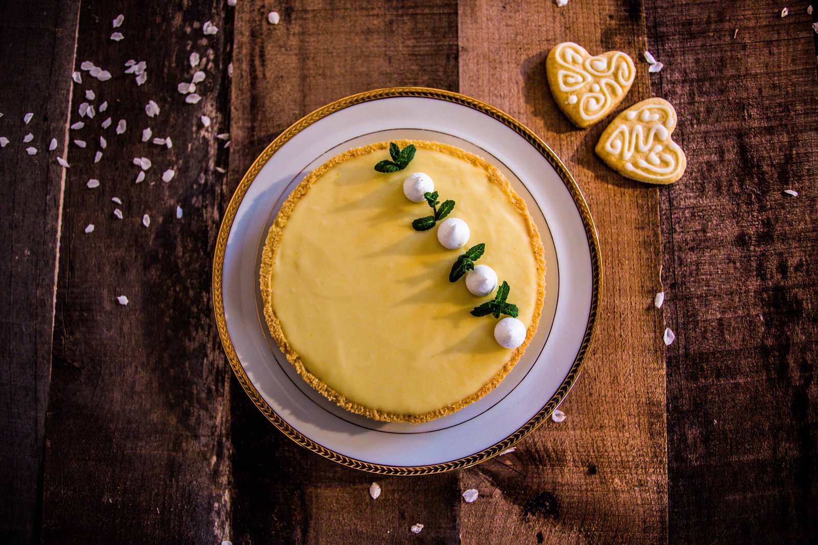 Tarte lime and basil by Jaques Génin