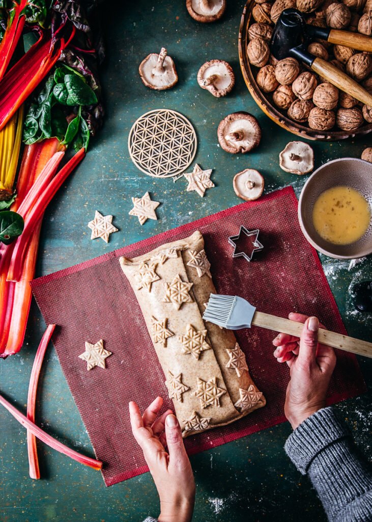 Strudel salato di verdure e ricotta