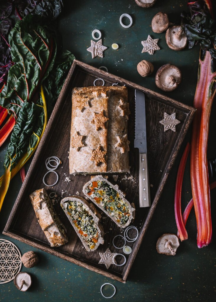 Strudel salato di verdure e ricotta