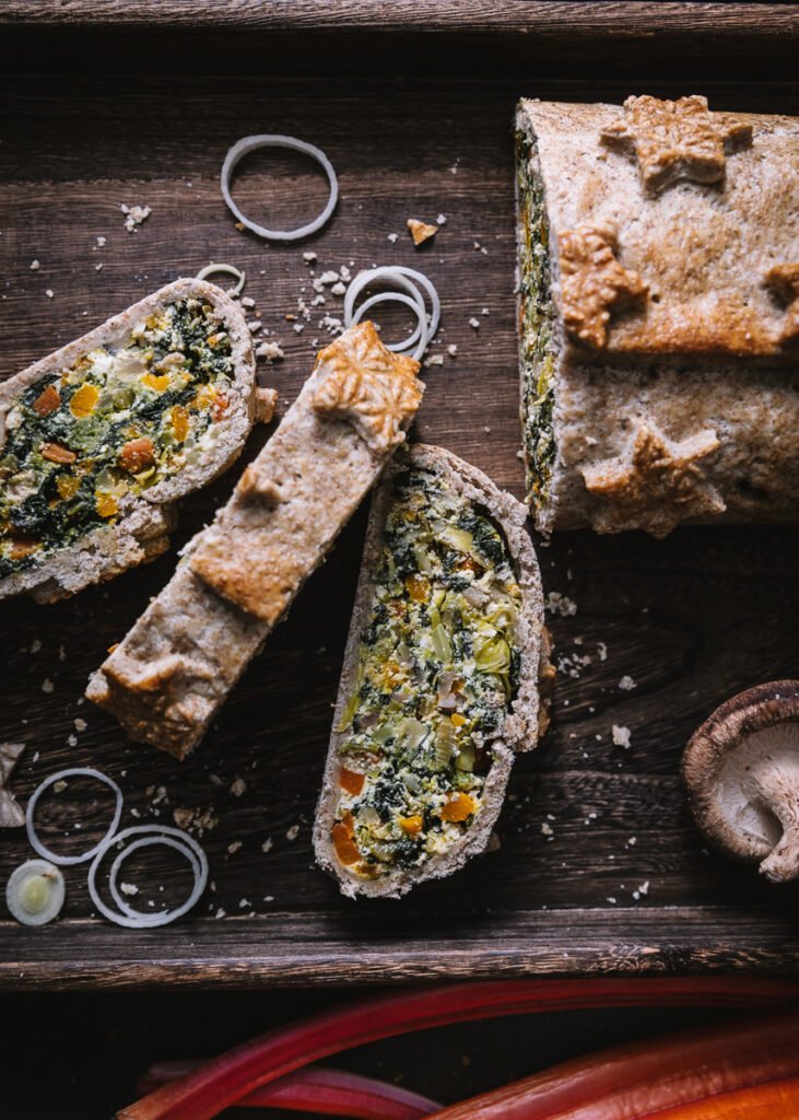 Strudel salato di verdure e ricotta