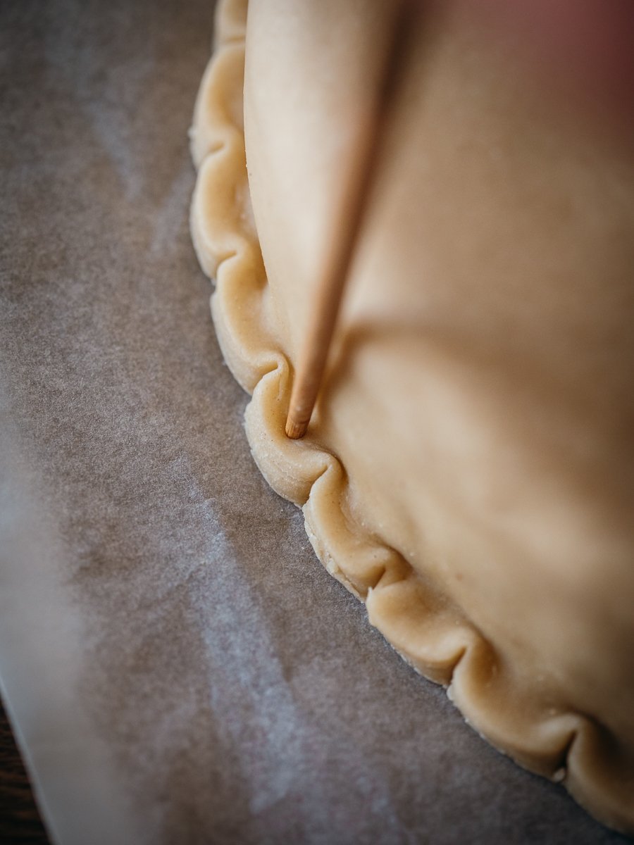 Come decorare una Pie salata